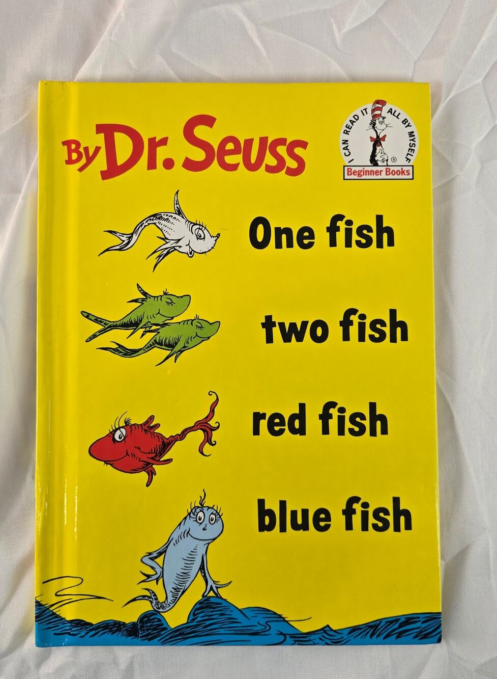 One Fish two fish red fish blue fish Dr. Seuss HC Vintage 1960 Beginner Book